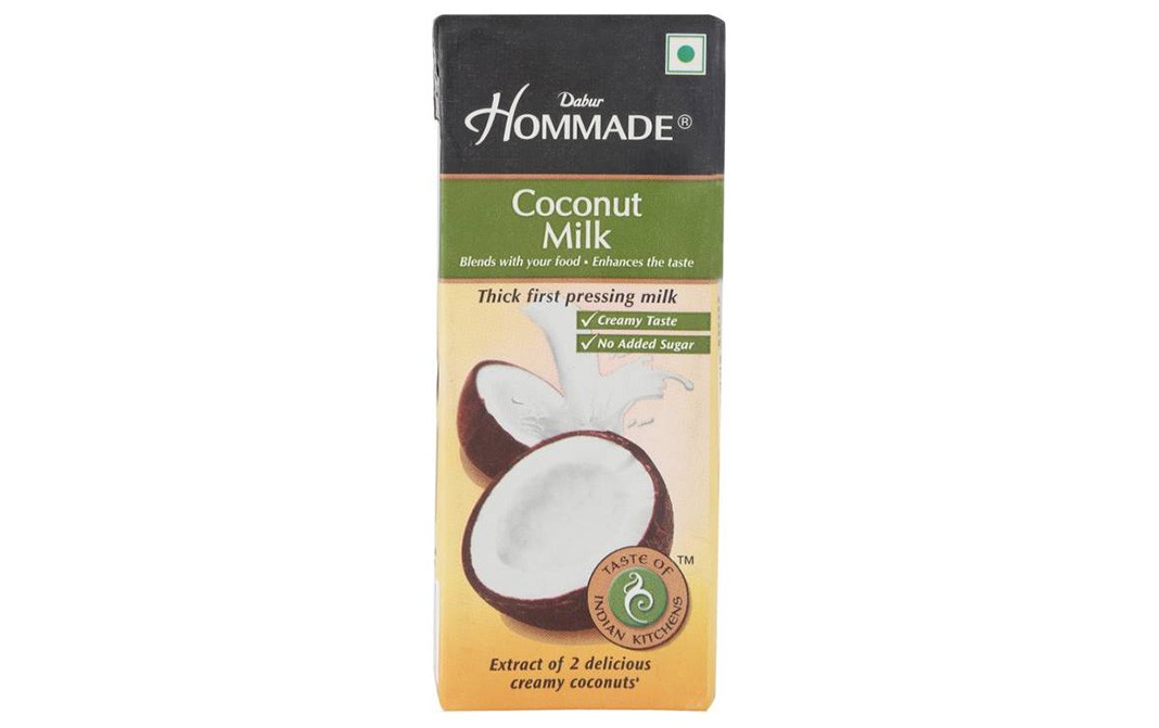 Dabur Hommade Coconut Milk   Tetra Pack  200 millilitre